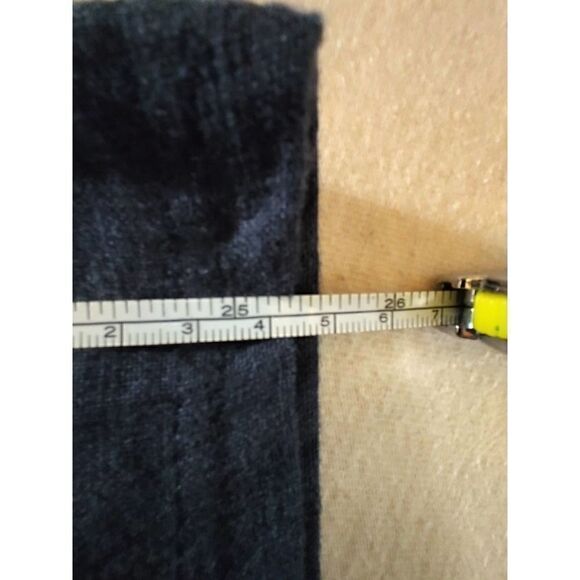 AROUND 101 NAVY BLUE LINEN LAGENLOOK DRESS OPEN SIZE TIE BACK SLEEVELESS - Picture 6 of 7